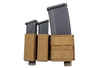 Podwójna ładownica na magazynki Wosport Combo Coyote Brown