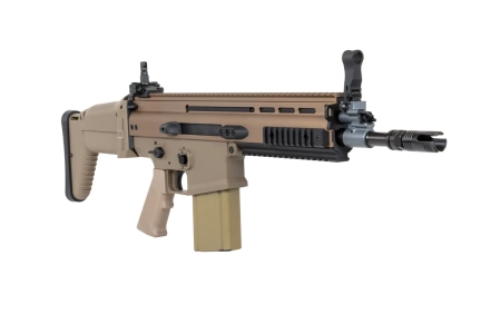 Karabinek szturmowy ASG Cybergun x FN HERSTAL SCAR-H CQC Tan