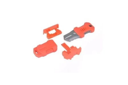 Taktyczny nóż kieszonkowy - pomarańczowy