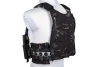 Kamizelka taktyczna typu Plate Carrier Wosport VE-75 MC Black