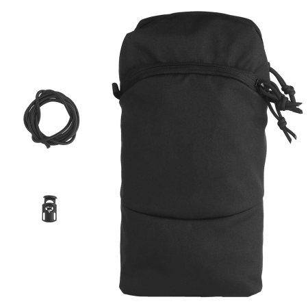 Kieszeń uniwersalna Wosport Cargo 3x6 Pionowe Laser Cut Czarny