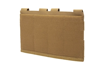 Poczwórna ładownica Wosport typu Speed na magazynki SMG Coyote Brown