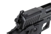Pistolet ASG SRC Dark Viper DUAL POWER z walizką transportową i magazynkiem green gas Czarny
