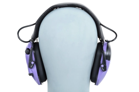 Aktywne ochronniki słuchu Wosport HD-21 Fioletowe