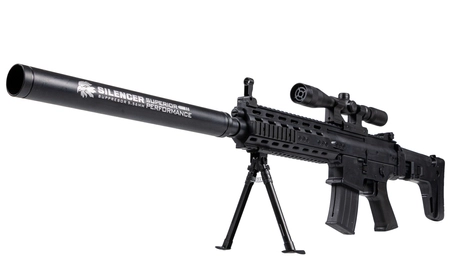 Replika sprężynowa karabinu SCAR-L - czarny