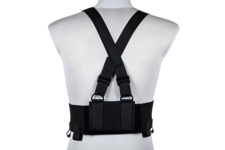Kamizelka Low-Vis typu Chest Rig - Czarna