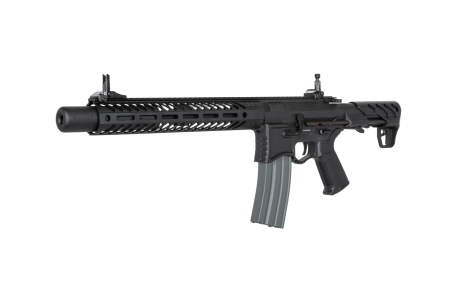 Replika karabinka SBR8 Seekins Precision 12" z tłumikiem - Czarny