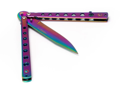 Nóż motylkowy Butterfly Rainbow Fade
