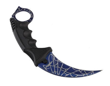 Nóż typu karambit  niebieski