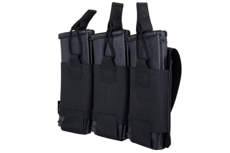 M-Tac Ładownica elastyczna na 3 magazynki Elite Laser Cut Czarna