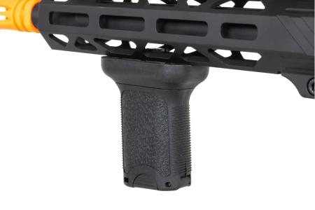 Karabinek ASG Specna Arms RRA SA-E25 HAL ETU™ Czarny z pomarańczowym urządzeniem wylotowym