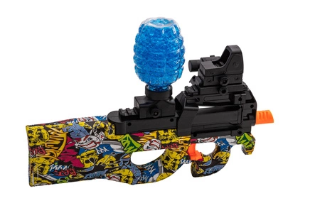 Karabinek na żelowe kulki P90 - graffiti