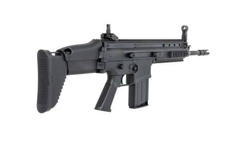 Karabinek szturmowy ASG Cybergun x FN HERSTAL SCAR-H z walizką transportową Czarny