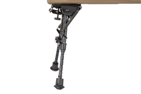 Replika karabinu wyborowego SA-S02 CORE™ z lunetą i dwójnogiem - tan