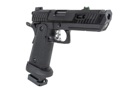 Pistolet ASG SRC Dark Viper DUAL POWER z magazynkiem CO2 Czarny