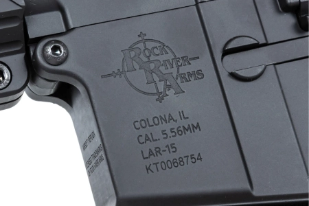 Karabinek ASG Specna Arms RRA SA-E24 HAL ETU™ Czarny z pomarańczowym urządzeniem wylotowym