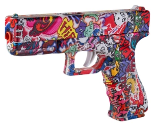 Pistolet sprężynowy na żelowe kulki G17 - hip-hop