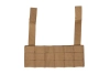 Dodatkowy panel Molle do kamizelek typu Chest Rig Wosport Coyote Brown