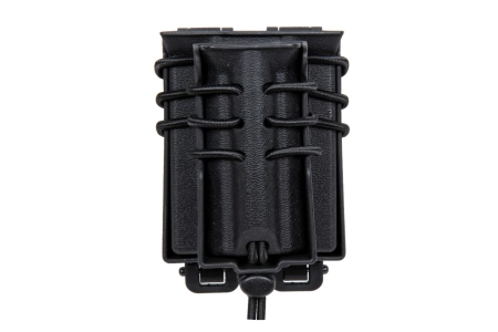 Ładownica na 2 magazynki M4/M16 i 9mm Wosport Urban Assault Quick Pull Czarny