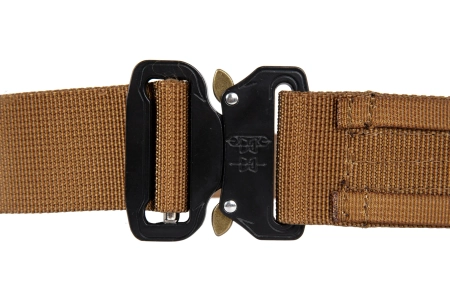 Pas oporządzeniowy typu Combat Belt z klamrą - Coyote Brown