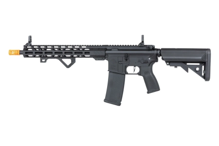 Karabinek ASG Specna Arms RRA SA-E24 HAL ETU™ Czarny z pomarańczowym urządzeniem wylotowym