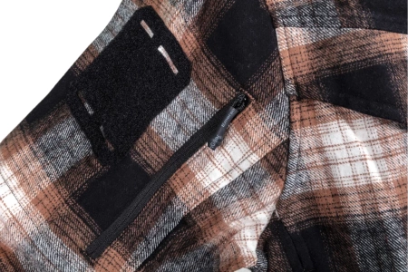 Koszula flanelowa Emerson Gear Blue Label Longicorn Pomarańczowo-szara