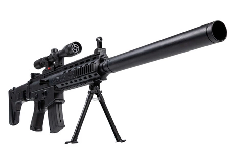 Replika sprężynowa karabinu SCAR-L - czarny