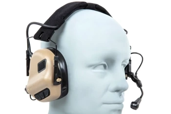 Aktywne ochronniki słuchu Earmor M32 Plus Tan
