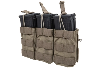 Potrójna ładownica Open na magazynki typu 7.62 Emerson Gear Ranger Green