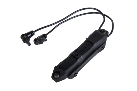 Podwójny włącznik żelowy Czarny