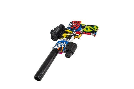 Pistolet elektryczny na żelowe kulki D.E. - graffiti