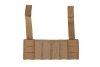 Dodatkowy panel Molle do kamizelek typu Chest Rig Wosport Coyote Brown