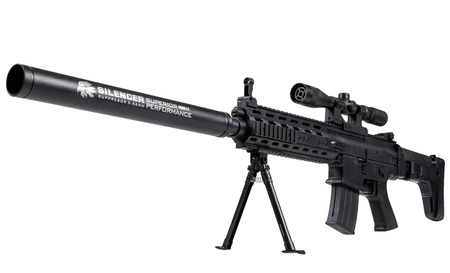 Replika sprężynowa karabinu SCAR-L - czarny