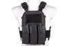 Kamizelka taktyczna typu Plate Carrier Wosport VE-75 Czarna