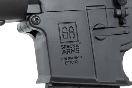 Karabinek ASG Specna Arms RRA SA-P12 PRIME™ HAL™ ETU Light Ops Stock Wersja High Torque Czarny