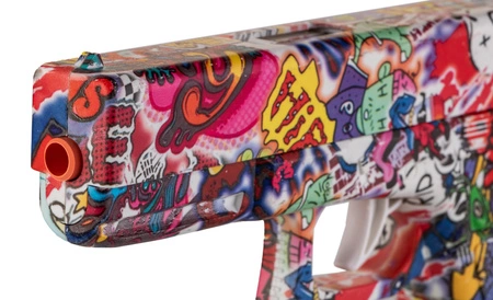Pistolet sprężynowy na żelowe kulki G17 - hip-hop