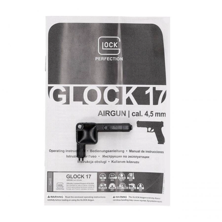 Pistolet wiatrówka Glock 17 gen 5. 4,5 mm czarny