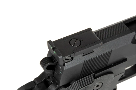 Replika pistoletu ELITE MK I 5.1"  Green Gas - Czarny