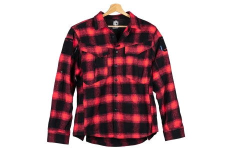 Koszula flanelowa Emerson Gear Blue Label Longicorn Czarno-czerwona