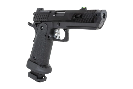 Pistolet ASG SRC Dark Viper DUAL POWER z magazynkiem green gas Czarny