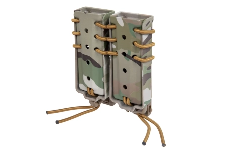 Ładownica na 2 magazynki 9mm Wosport Urban Assault Long Quick Pull MC