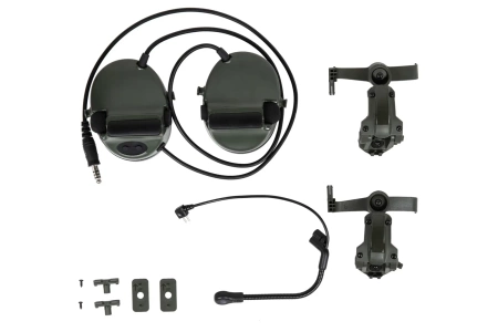 Aktywne ochronniki słuchu Wosport C5 HD-24 Oliwkowe