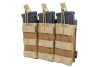 Potrójna ładownica typu Open na magazynki M4/M16 Specna Arms Tactical Tan