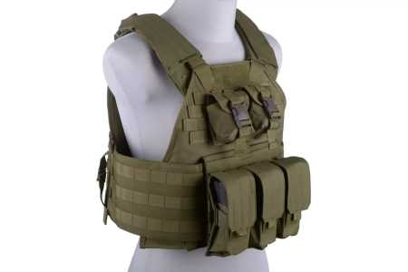Kamizelka taktyczna typu Plate Carrier - oliwkowa
