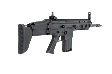 Karabinek szturmowy ASG Cybergun x FN HERSTAL SCAR-H z walizką transportową Czarny