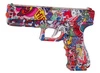Pistolet sprężynowy na żelowe kulki G17 - hip-hop