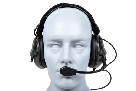 Taktyczne słuchawki Gen. 5 Wosport HD-19 Oliwkowe