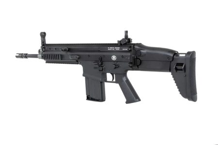 Karabinek szturmowy ASG Cybergun x FN HERSTAL SCAR-H z walizką transportową Czarny