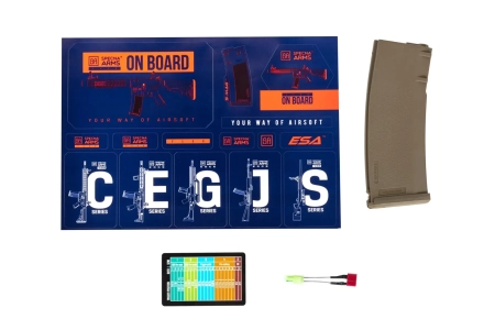 Karabinek ASG Specna Arms SA-F02 FLEX™ HAL ETU™ 0.5J Half-Tan