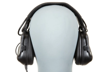 Taktyczny zestaw słuchawkowy Wosport HD-08 Gen. 5 Czarny